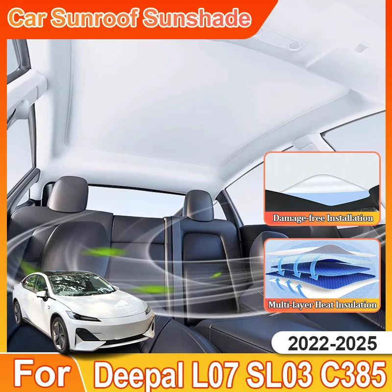 Car Sun Visor For Deepal L07 SL03 C385 2022 2023 2024 2025 Cover Anti UV Sun Shades Accessories Sunroof Electrostatic Adsorption
Car Sun Visor For Deepal L07 SL03 C385 2022 2023 2024 2025 Cover Anti UV Sun Shades Accessories Sunroof Electrostatic Adsorption