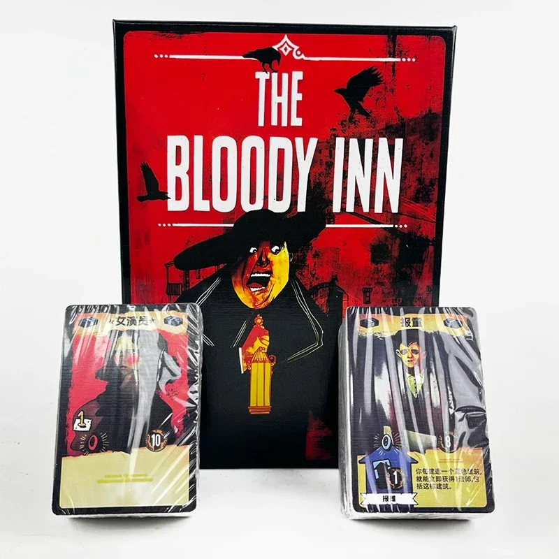 Карточная игра THE BLOODY INN, китайское издание, стратегическая настольная игра с карточной рукой для вечеринки, настольного развлечения
Карточная игра THE BLOODY INN, китайское издание, стратегическая настольная игра с карточной рукой для вечеринки, настольного развлечения