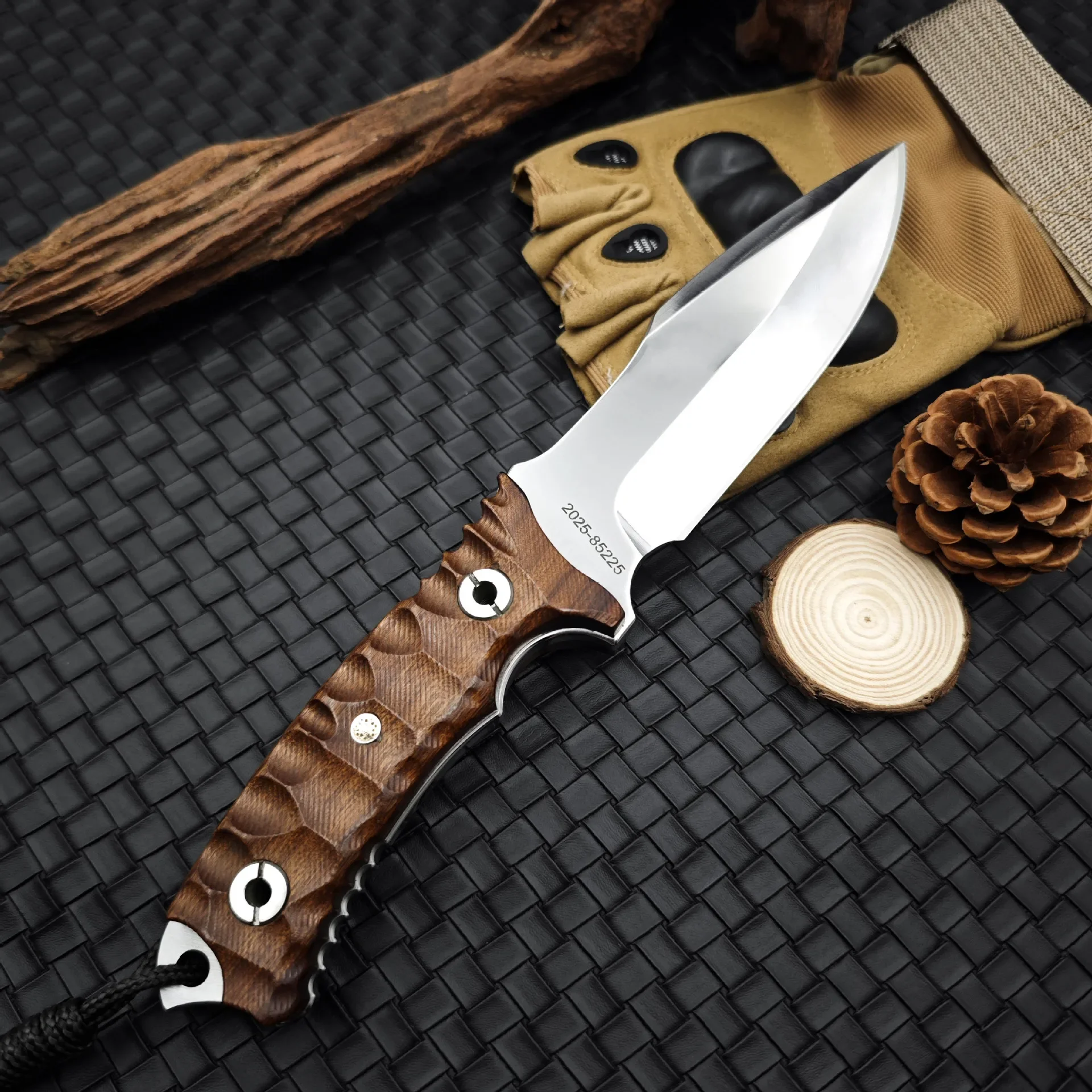 M390 Blade Red Treasure Wood Handles Full-tang Tactical Fixed Blade Hunting Knives Self Defense EDC Survival Pocket Knives
M390 Blade Red Treasure Wood Handles Full-tang Tactical Fixed Blade Hunting Knives Self Defense EDC Survival Pocket Knives