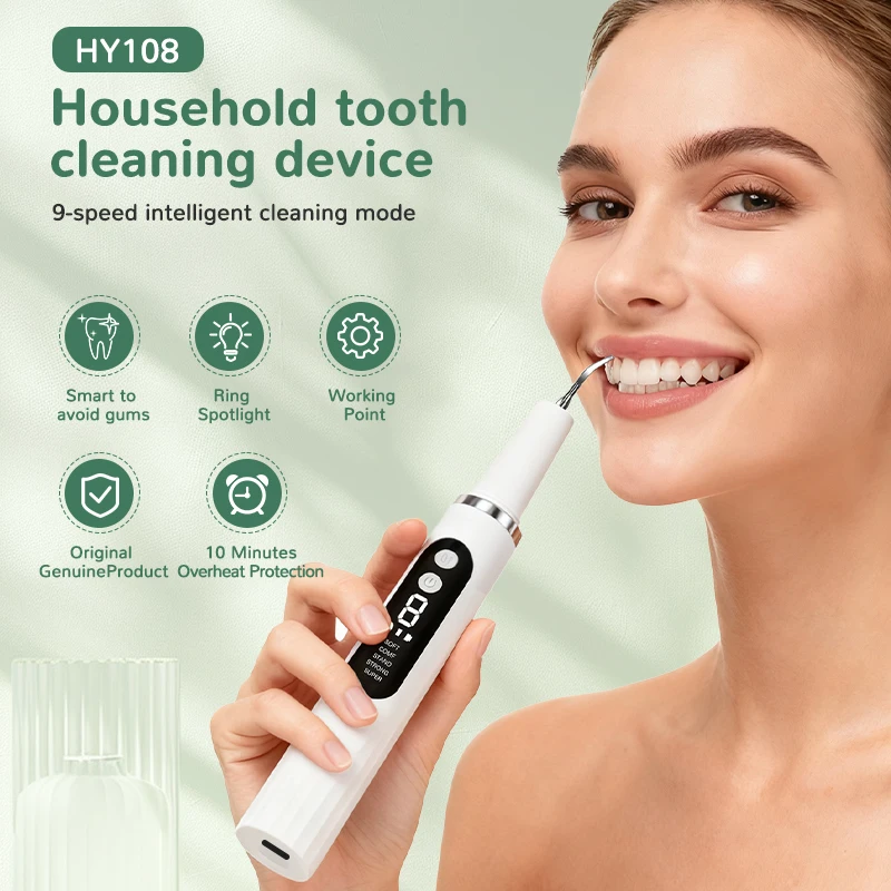 Portable Rechargeable LED Sonic Dental Scaler Teeth Stains Cleaner and Tartar Calculus Remover Made of Durable Plastic
Portable Rechargeable LED Sonic Dental Scaler Teeth Stains Cleaner and Tartar Calculus Remover Made of Durable Plastic