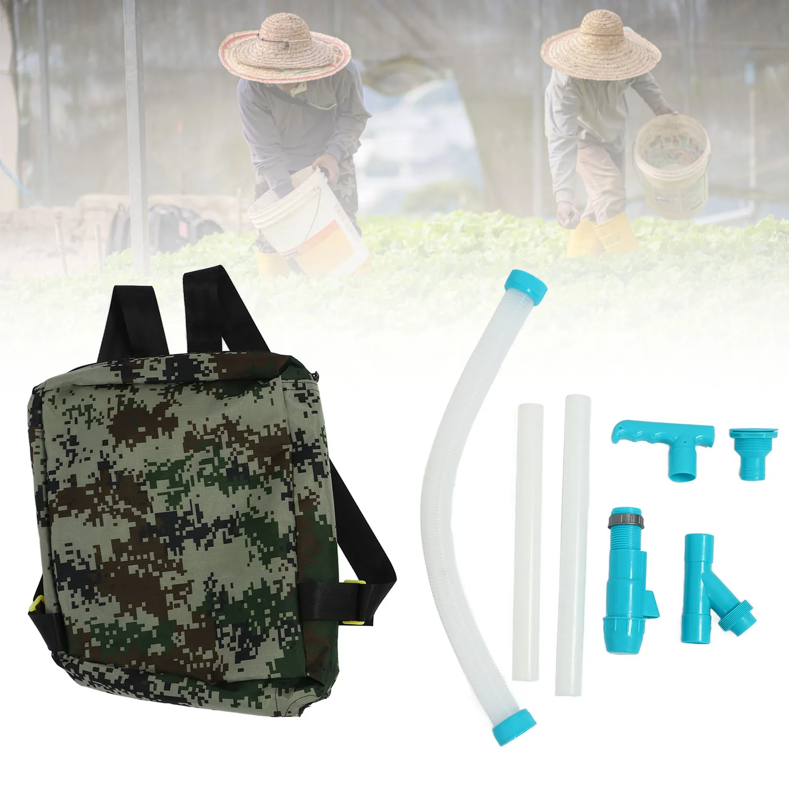 Agricultural Backpack Backpack Sprayer Kit Handheld Applicator Adjustable Shoulder Strap Fertilizer Spreader for Garden Farmland
Agricultural Backpack Backpack Sprayer Kit Handheld Applicator Adjustable Shoulder Strap Fertilizer Spreader for Garden Farmland