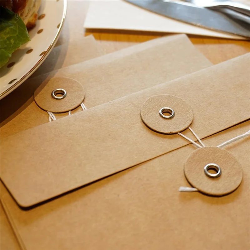 XB-40 Pcs Manilla Envelopes With String Tie Closure Project Pockets Document Organizer, 4.53 X 6.7 Inches (Brown)
XB-40 Pcs Manilla Envelopes With String Tie Closure Project Pockets Document Organizer, 4.53 X 6.7 Inches (Brown)