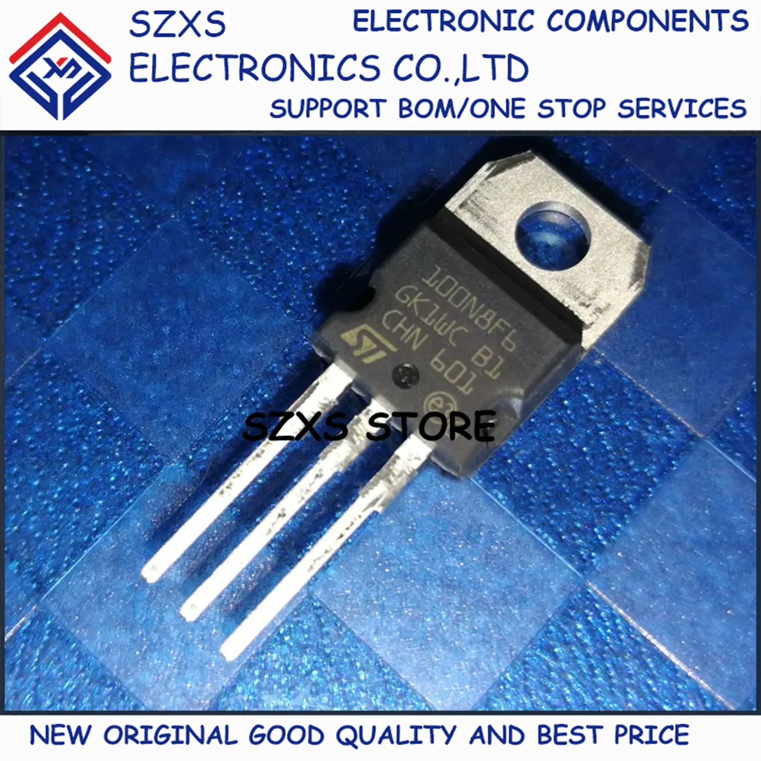New Original 10Pcs 100N8F6 STP100N8F6 TO-220 80V 100A MOSFET Field Effect Transistor In Stock Electronic Components Good Quality
New Original 10Pcs 100N8F6 STP100N8F6 TO-220 80V 100A MOSFET Field Effect Transistor In Stock Electronic Components Good Quality