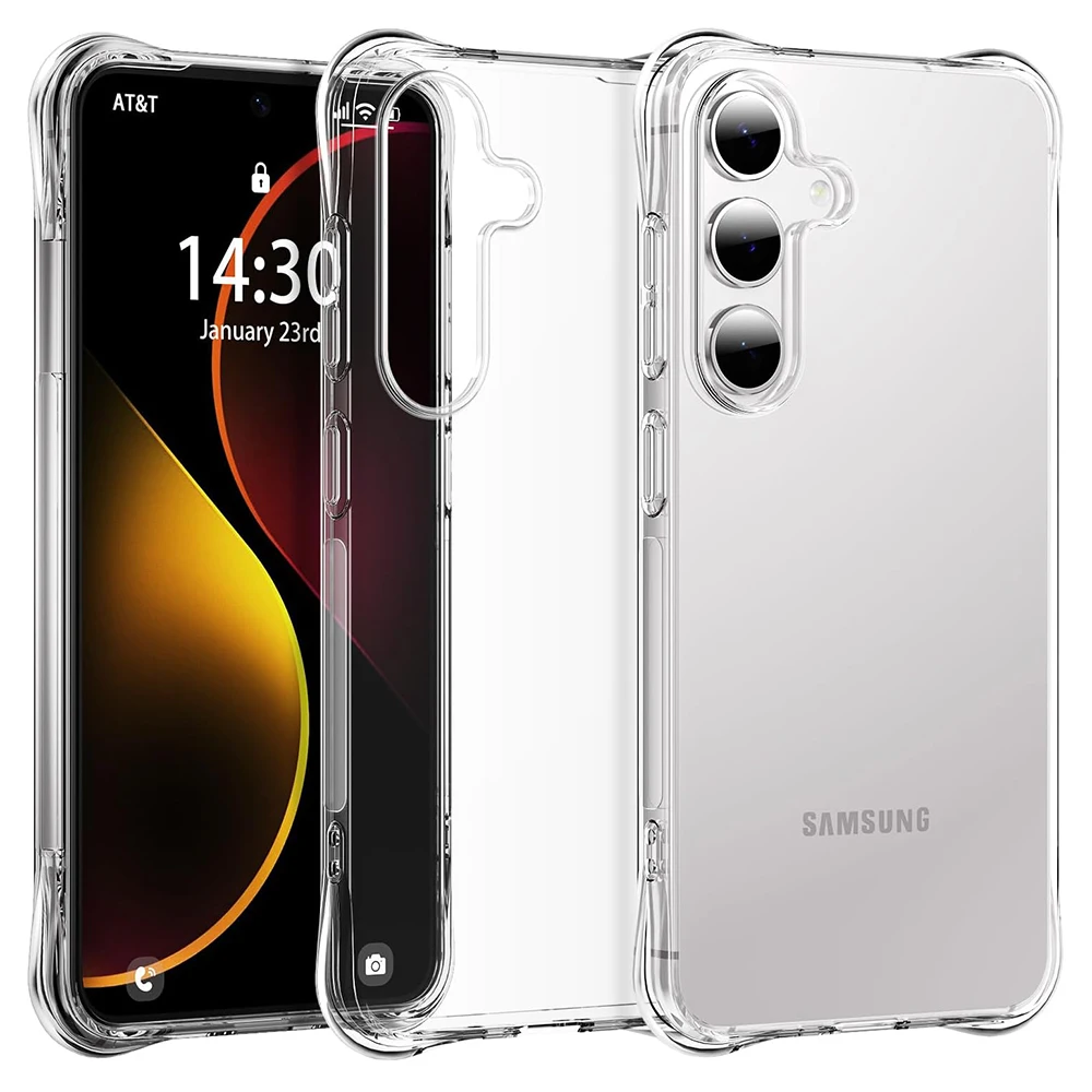 Upgrade Shockproof Silicone Case For Samsung Galaxy S25 S24 S23 S21 FE S22 S20 Note 20 Ultra S10 10 Plus Clear Ultra Thin Soft
Upgrade Shockproof Silicone Case For Samsung Galaxy S25 S24 S23 S21 FE S22 S20 Note 20 Ultra S10 10 Plus Clear Ultra Thin Soft
