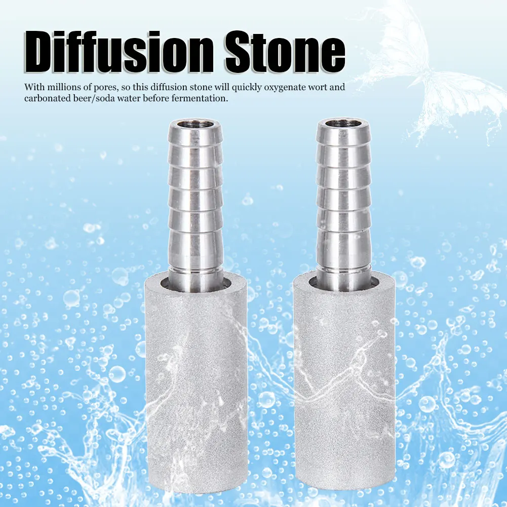 0.5μm Diffusion Stone Stainless Steel Aeration Stone with 1/4 Inch Outer Diameter Barb Brewing Accessories Diffusion Stone
0.5μm Diffusion Stone Stainless Steel Aeration Stone with 1/4 Inch Outer Diameter Barb Brewing Accessories Diffusion Stone