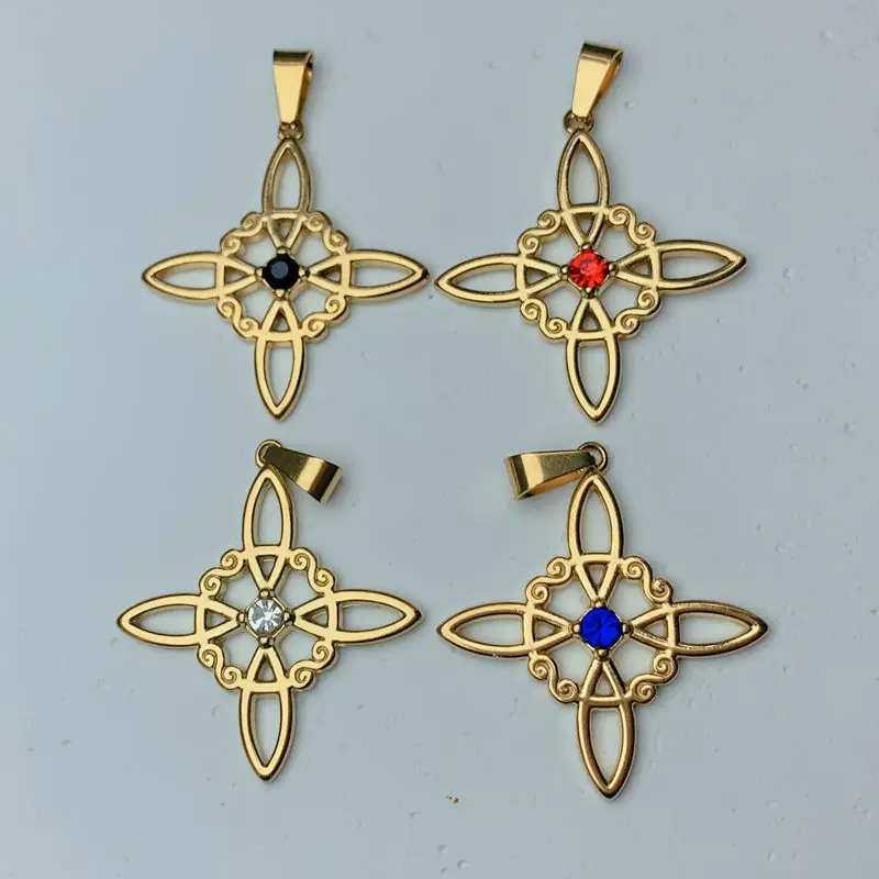 Fashion Stainless Steel Crystal Zircon Geometric Flower Pendants Charms For Jewelry Making Necklace Earring Accessories
Fashion Stainless Steel Crystal Zircon Geometric Flower Pendants Charms For Jewelry Making Necklace Earring Accessories