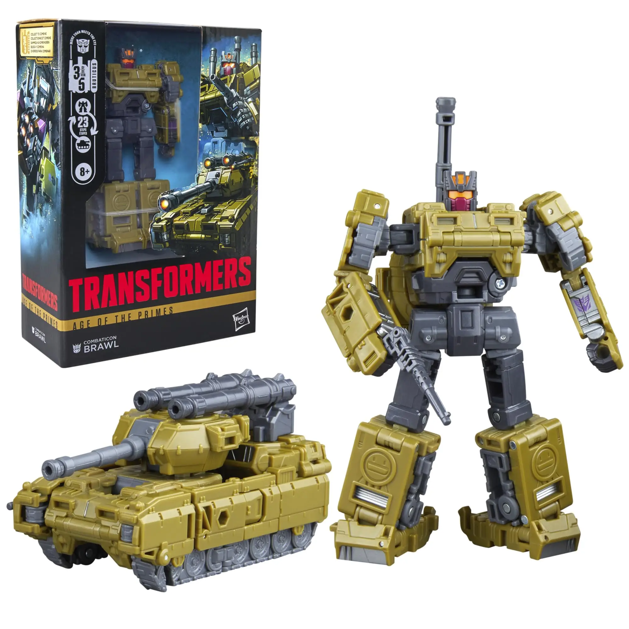 Фигурка-трансформер Hasbro Transformers Age of the Primes Voyager Class Combaticon Brawl, 5,5 дюймов, G1997
Фигурка-трансформер Hasbro Transformers Age of the Primes Voyager Class Combaticon Brawl, 5,5 дюймов, G1997