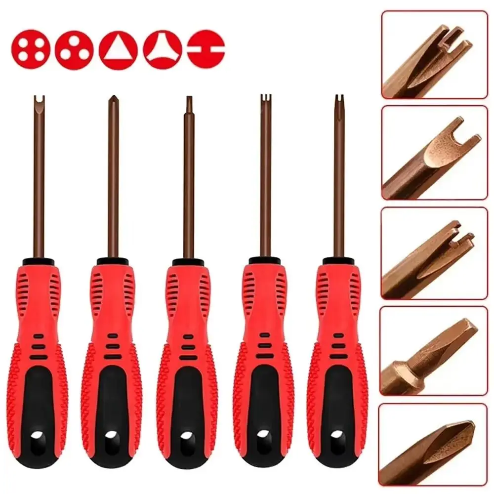 1Pcs Y U Triangle Three/Four Points Shaped Special-shaped Screwdriver 175mm S2 Alloy Steel Screwdriver Bit Rubber Handle
1Pcs Y U Triangle Three/Four Points Shaped Special-shaped Screwdriver 175mm S2 Alloy Steel Screwdriver Bit Rubber Handle
