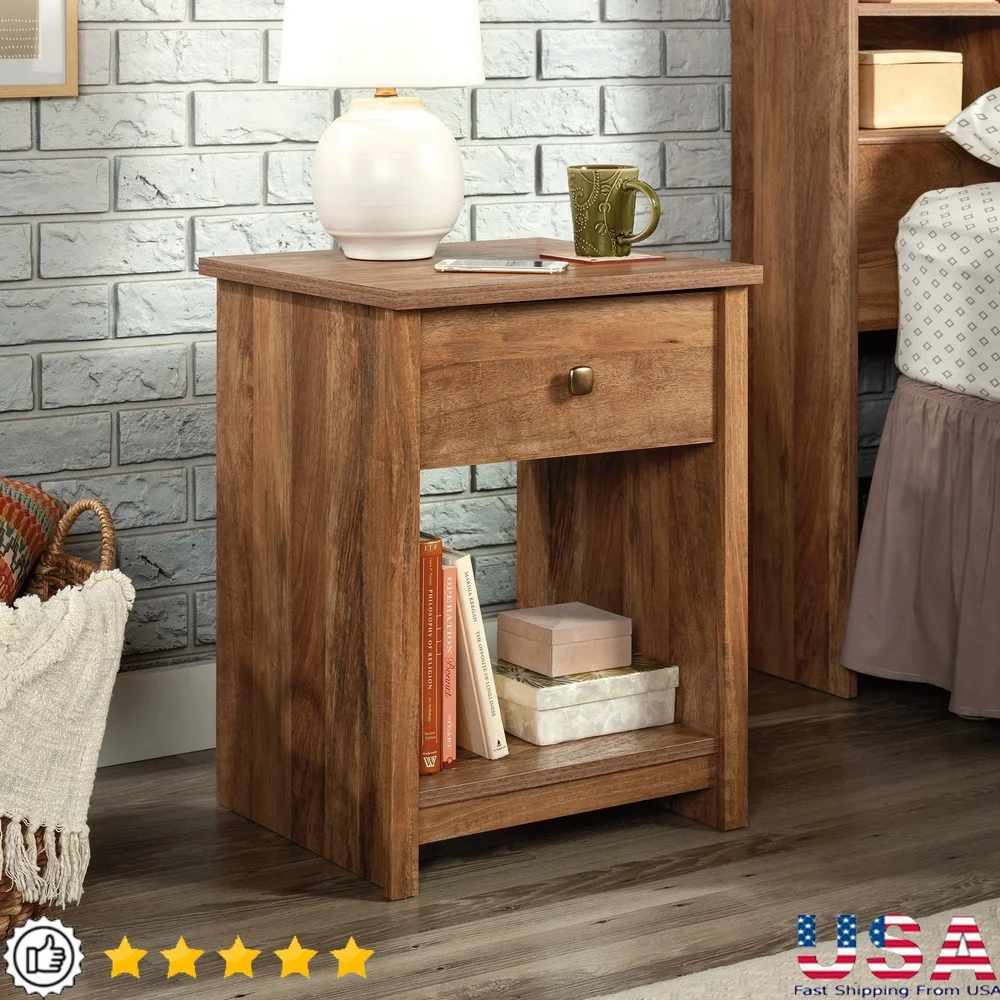 Nightstand with Drawer Open Shelf Bedside Table Storage T-Slot System Easy Assembly Wooden Composite Sindoori Mango Finish
Nightstand with Drawer Open Shelf Bedside Table Storage T-Slot System Easy Assembly Wooden Composite Sindoori Mango Finish