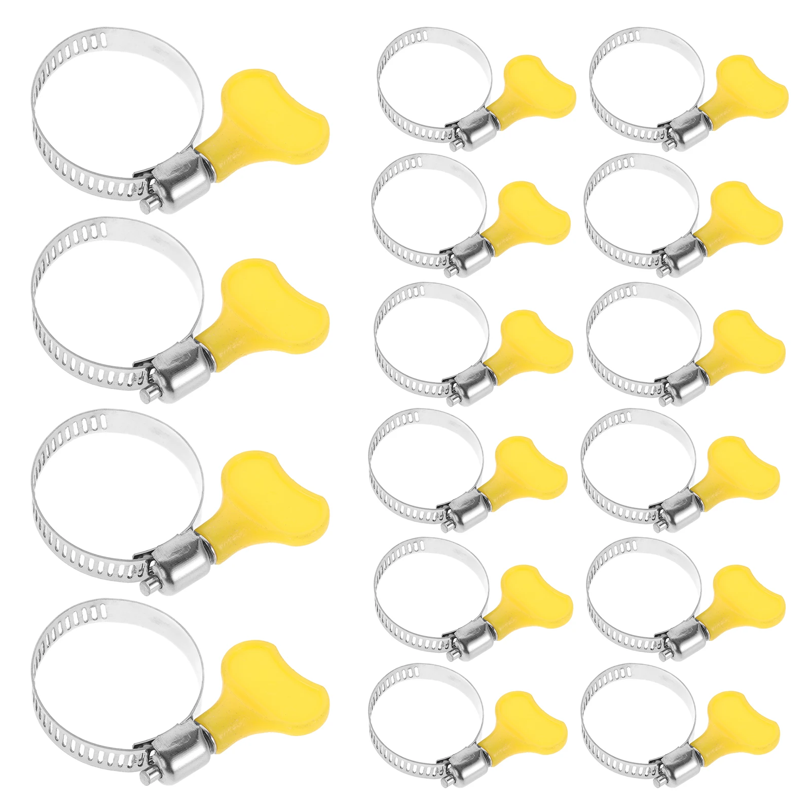 20 Pcs Stainless Steel Hose Clamp Pipe Clip Adjustable Band Scalable Screw Gas Tube Clamps Automotive Home Appliance Machinery
20 Pcs Stainless Steel Hose Clamp Pipe Clip Adjustable Band Scalable Screw Gas Tube Clamps Automotive Home Appliance Machinery