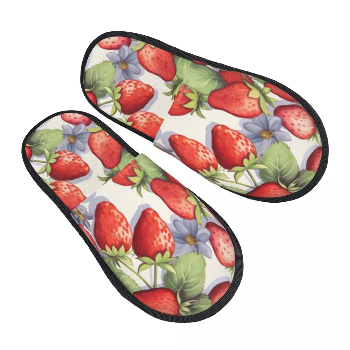 Winter Warm Women Men Plush Flat Indoor Slippers Strawberries Watercolour Furry Home Non-slip Shoes
Winter Warm Women Men Plush Flat Indoor Slippers Strawberries Watercolour Furry Home Non-slip Shoes