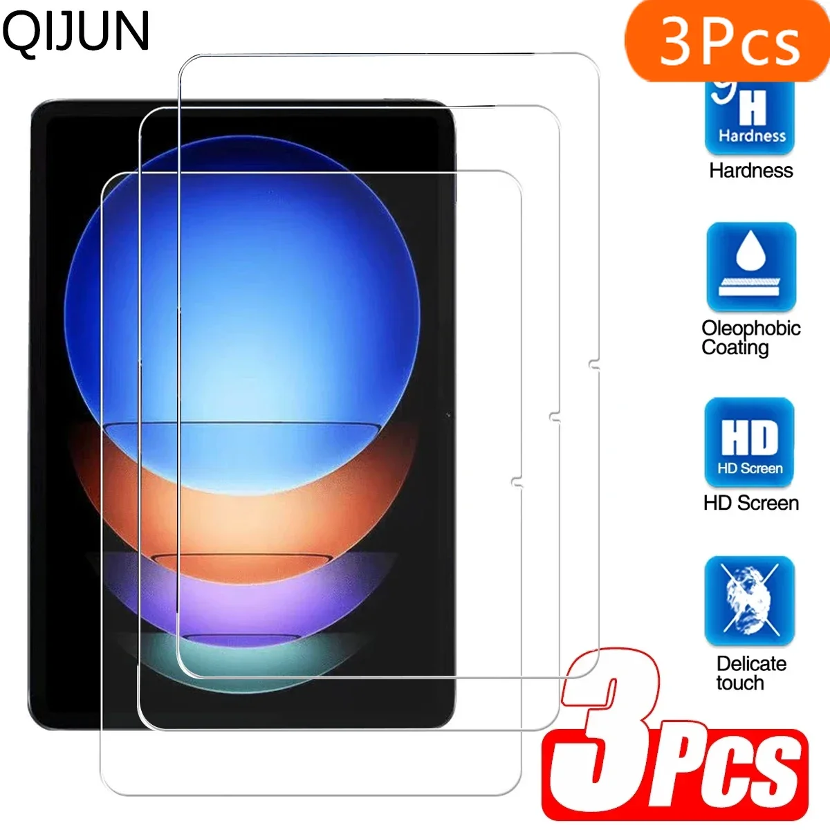 3pcs Tablet Screen Protector for Xiaomi Pad 6S Pro 12.4'' 2024 Coverage Protective Film Tempered Glass for Xiaomi pad 6s pro
3pcs Tablet Screen Protector for Xiaomi Pad 6S Pro 12.4'' 2024 Coverage Protective Film Tempered Glass for Xiaomi pad 6s pro