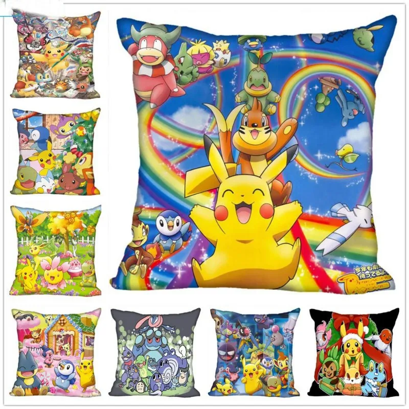 Квадратный чехол с изображением персонажей мультфильмов, феникачу, Рождественская Наволочка на молнии, украшение для дома, 45*45 см (одна сторона).
Квадратный чехол с изображением персонажей мультфильмов, феникачу, Рождественская Наволочка на молнии, украшение для дома, 45*45 см (одна сторона).