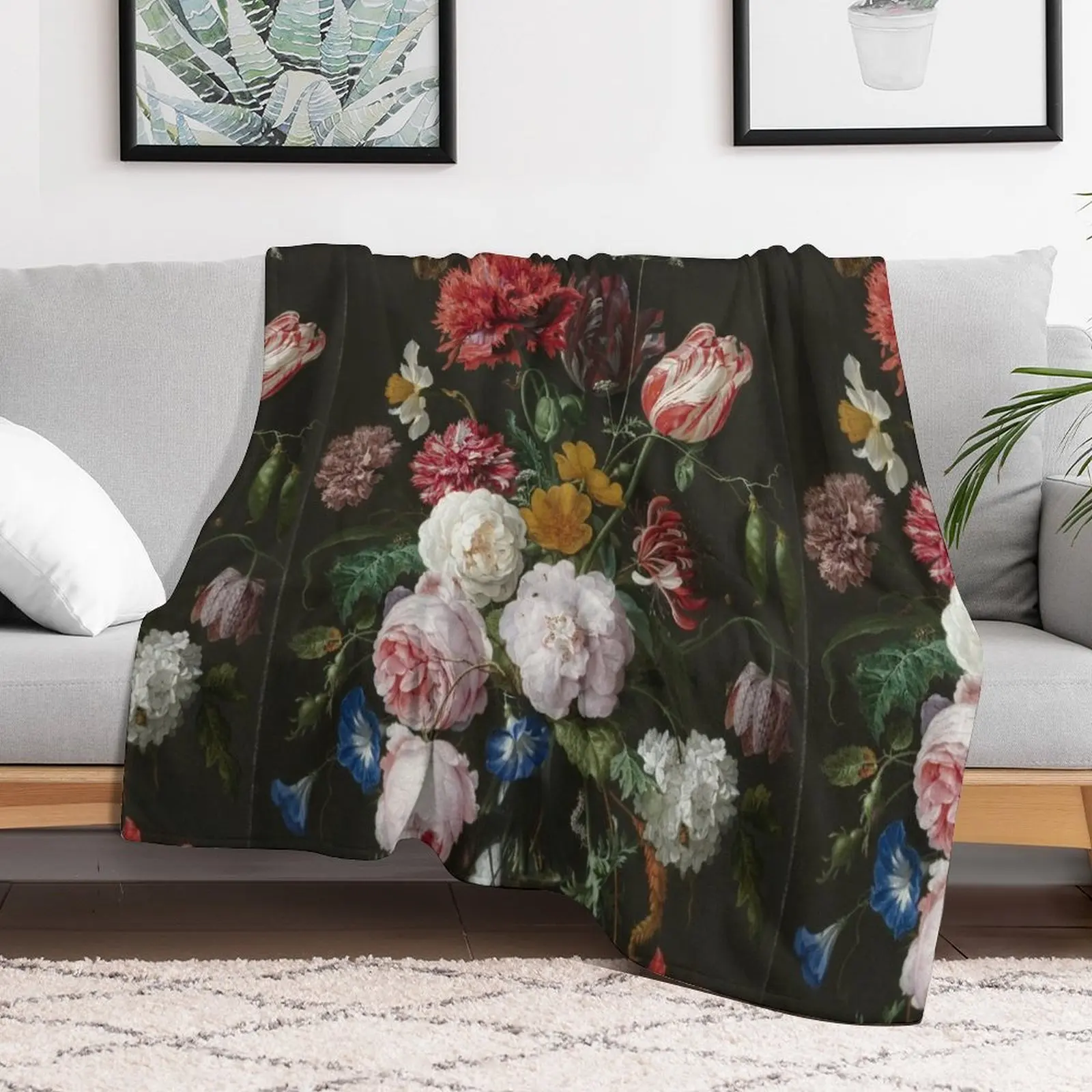 Jan Davidsz. De Heem - Still Life With Flowers In A Glass Vase, 1683 Throw Blanket for winter Thin Blankets
Jan Davidsz. De Heem - Still Life With Flowers In A Glass Vase, 1683 Throw Blanket for winter Thin Blankets