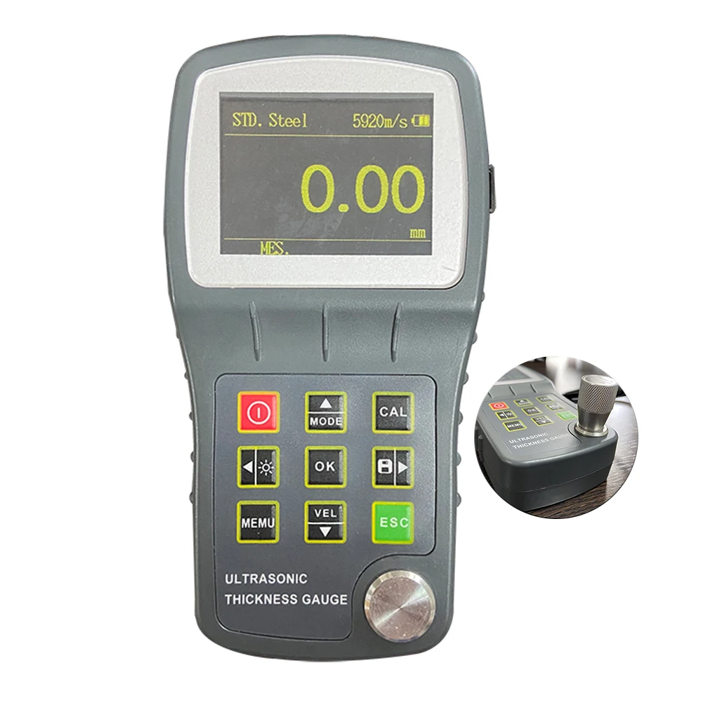 Industrial Color Screen Handheld Plate Manufactory Positector Digital Ultrasonic Thickness Gauge for Metal
Industrial Color Screen Handheld Plate Manufactory Positector Digital Ultrasonic Thickness Gauge for Metal