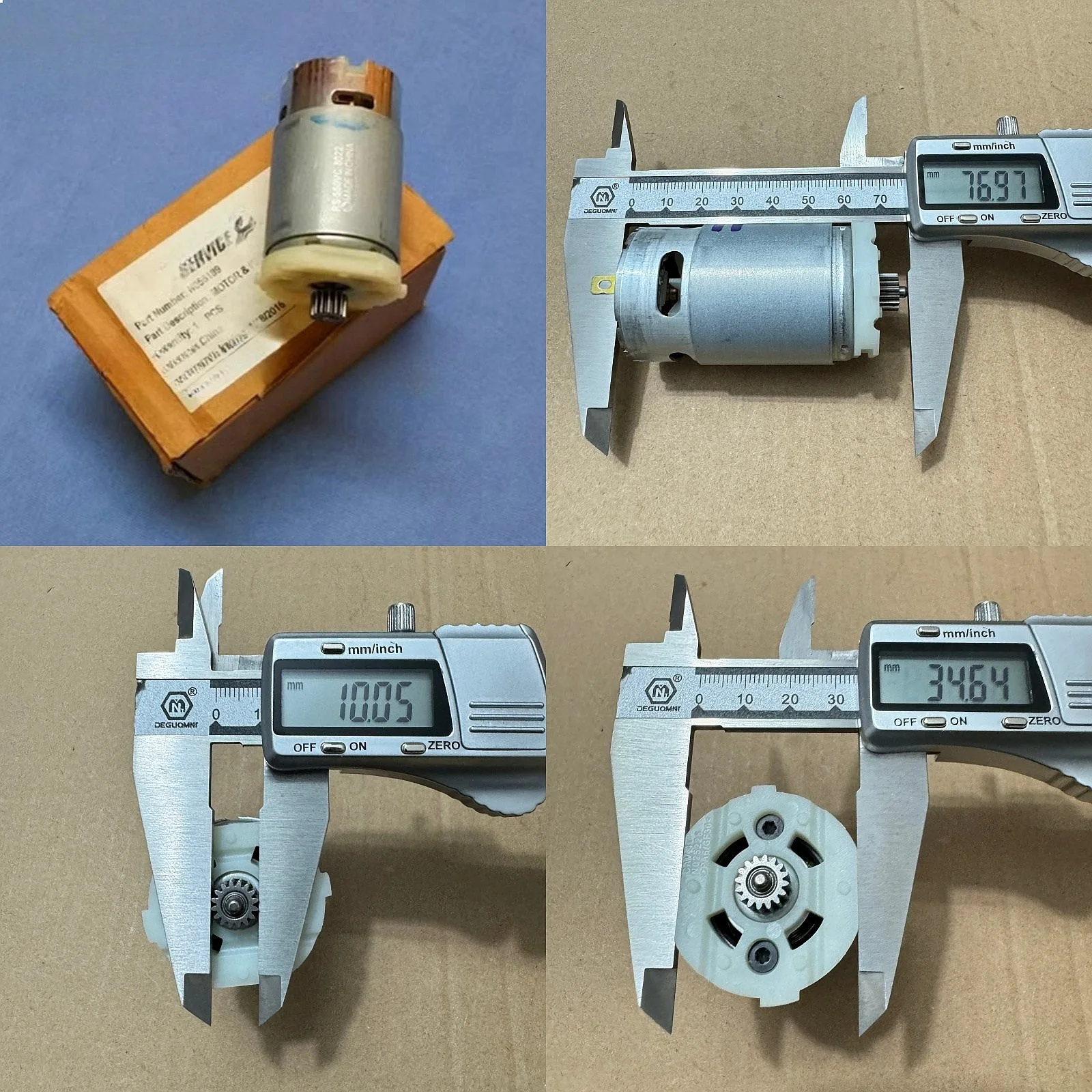 Original 10.8V 12V 16 Tee Motor N056189 N008668 N391249 for DCF610S2 DCF610 Screwdriver Drill
Original 10.8V 12V 16 Tee Motor N056189 N008668 N391249 for DCF610S2 DCF610 Screwdriver Drill