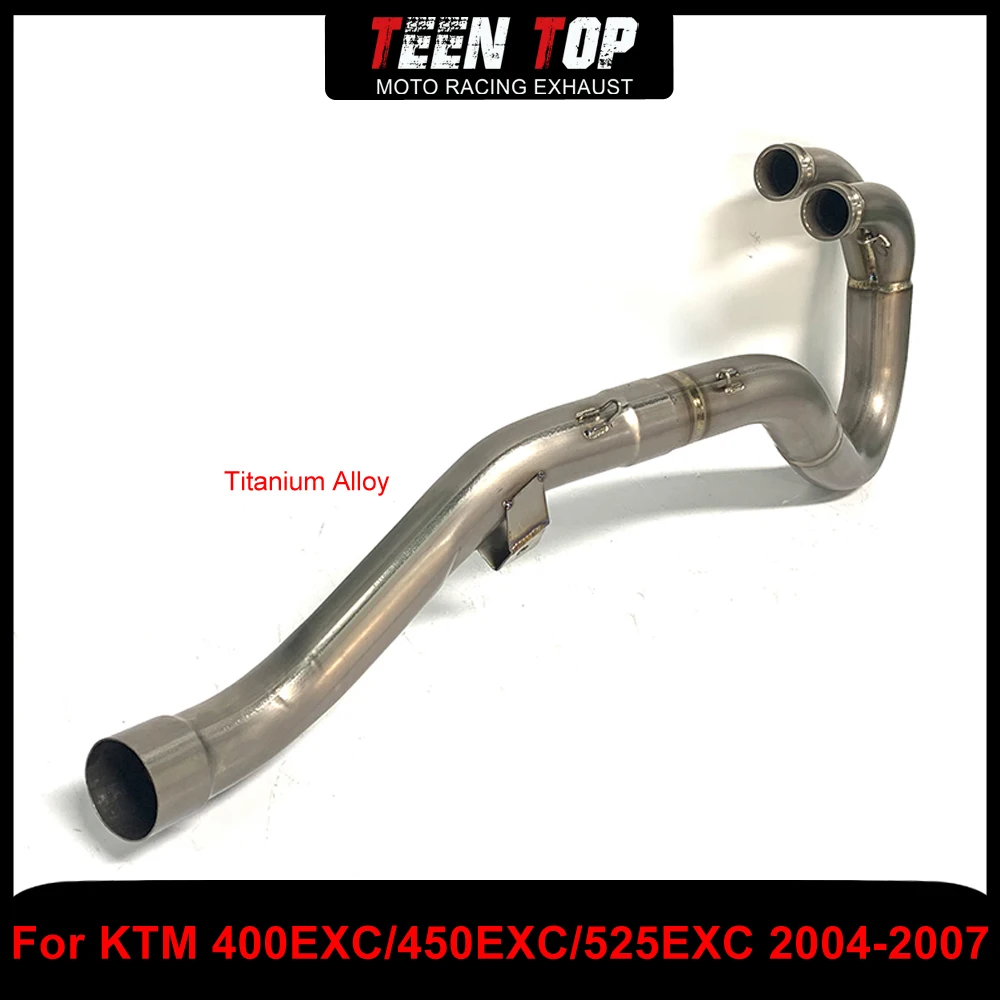 For KTM 250 EXC 400 EXC 450 EXC Exhaust Pipe 50mm Offroad Bike Front Link Pipe Titanium Alloy 450exc 525exc 2004-2007
For KTM 250 EXC 400 EXC 450 EXC Exhaust Pipe 50mm Offroad Bike Front Link Pipe Titanium Alloy 450exc 525exc 2004-2007
