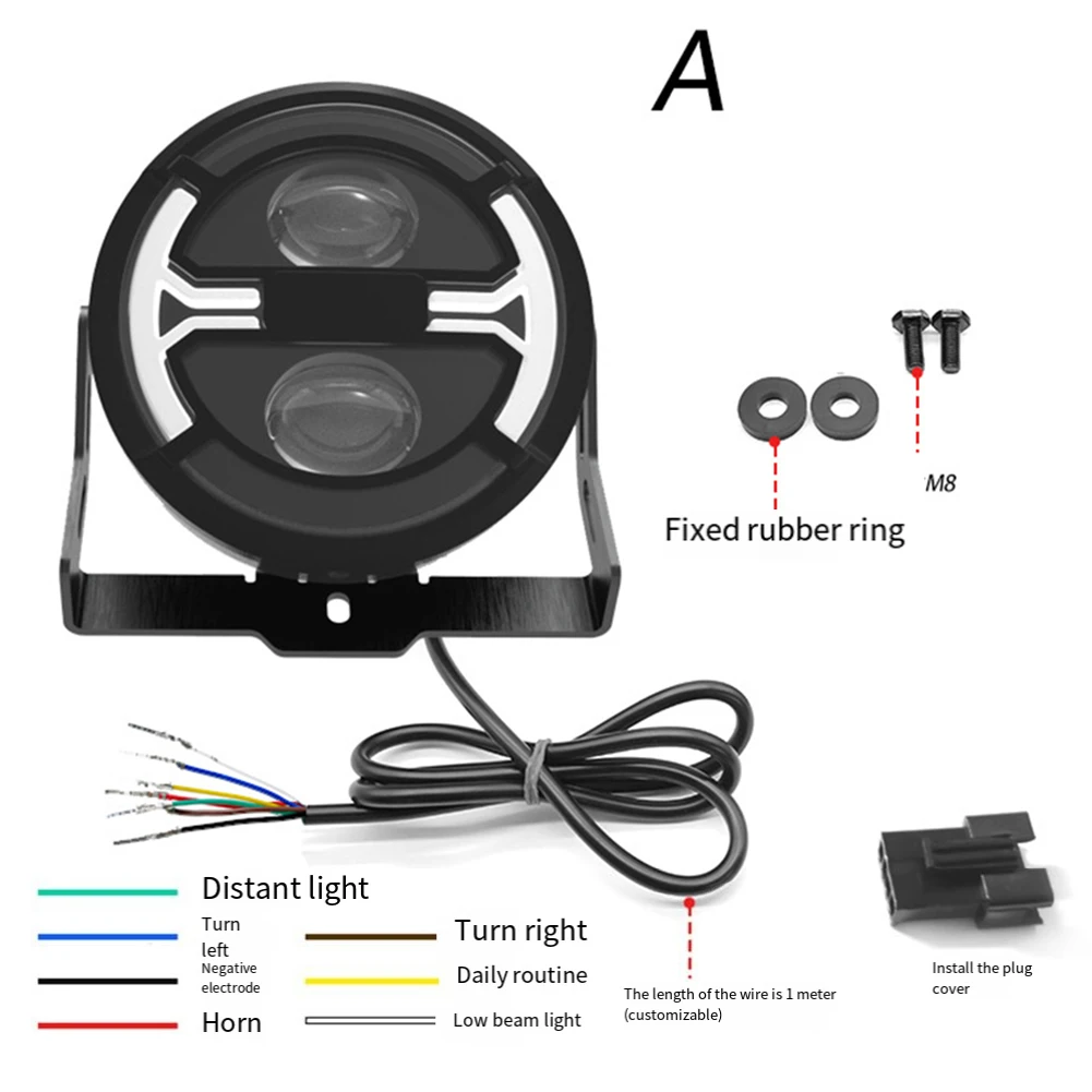 1pc 152*152*66MM Ebike Turn Signal Turn Signal Lights For Electric Bike 7-core Outgoing Wire High Beam Brightness 420LUX
1pc 152*152*66MM Ebike Turn Signal Turn Signal Lights For Electric Bike 7-core Outgoing Wire High Beam Brightness 420LUX