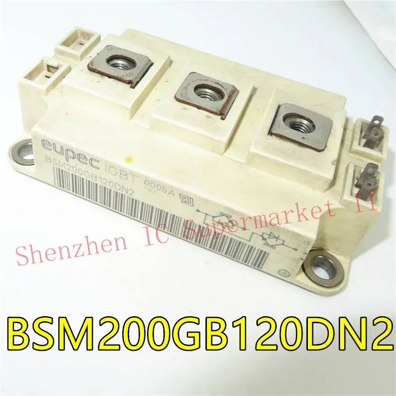 Силовой модуль BSM200GB120DN2 IGBT (половинный мост, включая быстрые свободноколесные диоды. Упаковка с изолированной металлической базовой пластиной).
Силовой модуль BSM200GB120DN2 IGBT (половинный мост, включая быстрые свободноколесные диоды. Упаковка с изолированной металлической базовой пластиной).