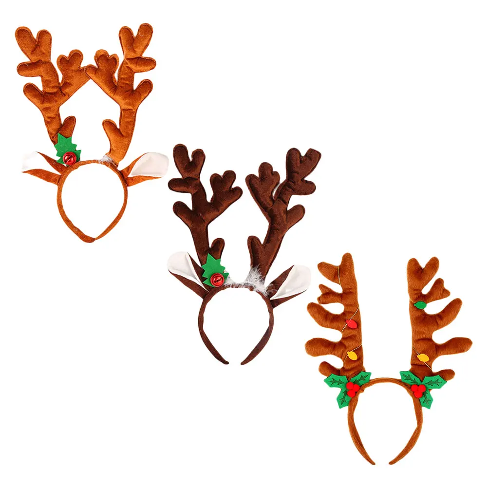 Reindeer Antlers Headb Christmas Hairb Lightweight Non Deformation Xmas Party Kids Adults Holiday Decorations Hair Accessory
Reindeer Antlers Headb Christmas Hairb Lightweight Non Deformation Xmas Party Kids Adults Holiday Decorations Hair Accessory