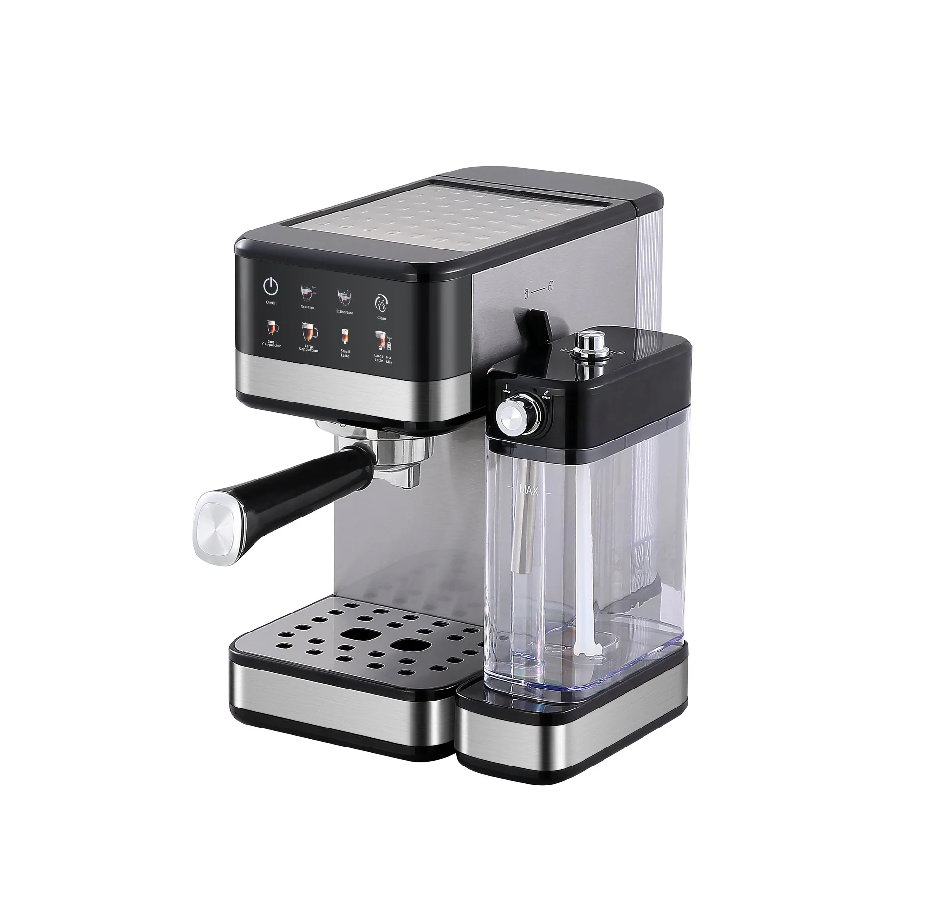 20 Bar Espresso & Cappuccino Latte Maker Built-In Automatic Milk Frother Electric Espresso Coffee Machine Removable Water Tank
20 Bar Espresso & Cappuccino Latte Maker Built-In Automatic Milk Frother Electric Espresso Coffee Machine Removable Water Tank