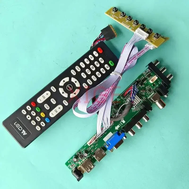 Driver Controller Board For CLAA101NB01 HT101WSB-101 AV/USB/DHMI/VGA Laptop Matrix DVB-C/T 10.1" 1024x600 40-Pin LVDS Kit DIY
Driver Controller Board For CLAA101NB01 HT101WSB-101 AV/USB/DHMI/VGA Laptop Matrix DVB-C/T 10.1" 1024x600 40-Pin LVDS Kit DIY