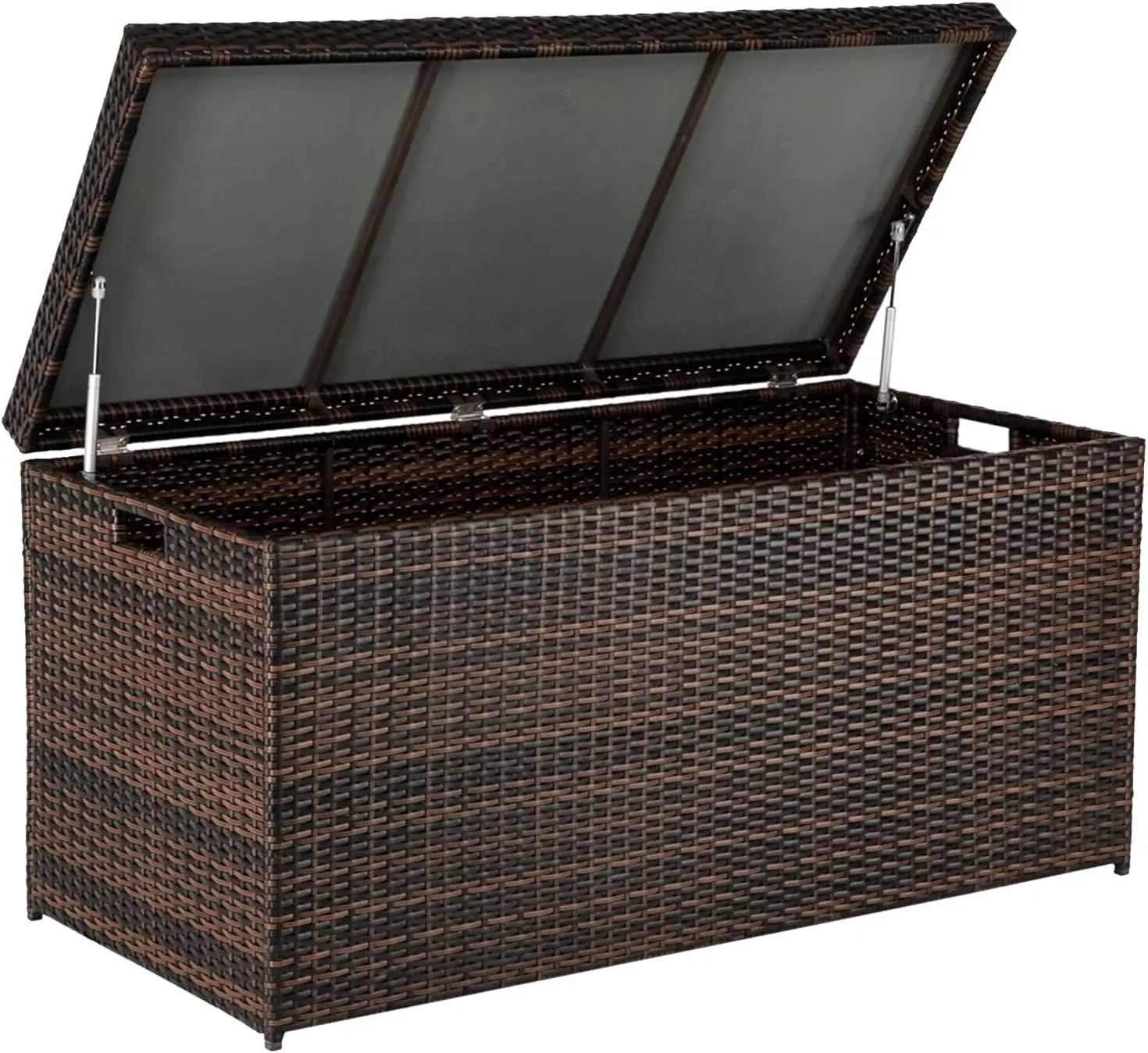 Outdoor Wicker Storage Box, 132 Gallon Patio Rattan Deck Box, Wicker Storage Bench for Indoor, Outdoor, Pool, Balcony,
Outdoor Wicker Storage Box, 132 Gallon Patio Rattan Deck Box, Wicker Storage Bench for Indoor, Outdoor, Pool, Balcony,