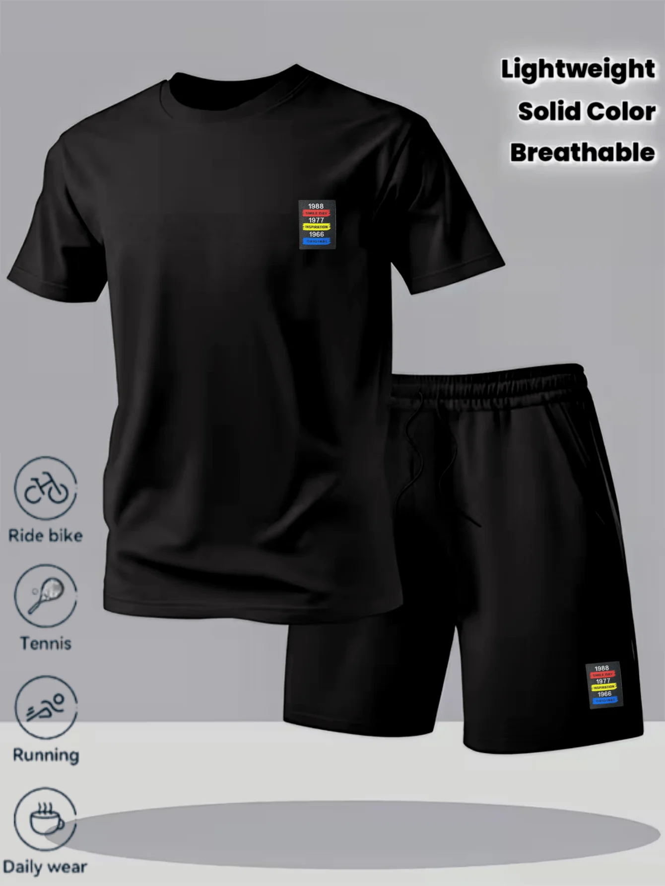 Men's Summer Casual Sport Set round Neck T-Shirt Shorts Fitness Clothing Comfortable Breathable Men's Outfit
Men's Summer Casual Sport Set round Neck T-Shirt Shorts Fitness Clothing Comfortable Breathable Men's Outfit