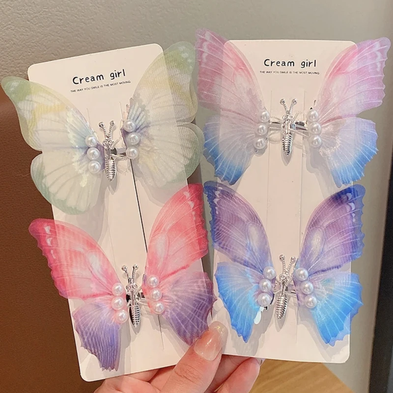 Colourful Moving Wings Butterfly Hair Clips for Baby Girls Pearl Kids Hairpins Hair Accessories Exquisite Headwear Hair Clip
Colourful Moving Wings Butterfly Hair Clips for Baby Girls Pearl Kids Hairpins Hair Accessories Exquisite Headwear Hair Clip