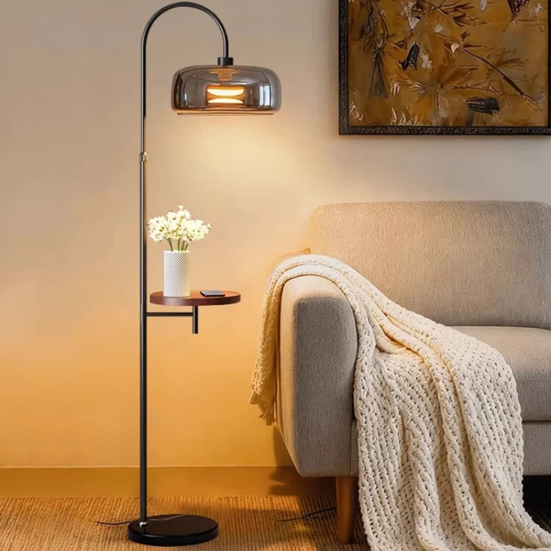 Modern Minimalist Floor Lamps with Side Table Artistic Lights Living Room Sofa Bedside Study Teahouse Atmosphere Standing Light
Modern Minimalist Floor Lamps with Side Table Artistic Lights Living Room Sofa Bedside Study Teahouse Atmosphere Standing Light