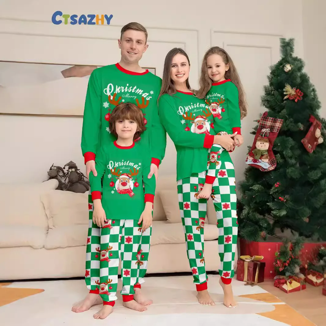 Christmas Pajamas Set Family Loungewear for Men Winter Clothes Women Sleepwear for Child Pet Family Loungewear
Christmas Pajamas Set Family Loungewear for Men Winter Clothes Women Sleepwear for Child Pet Family Loungewear