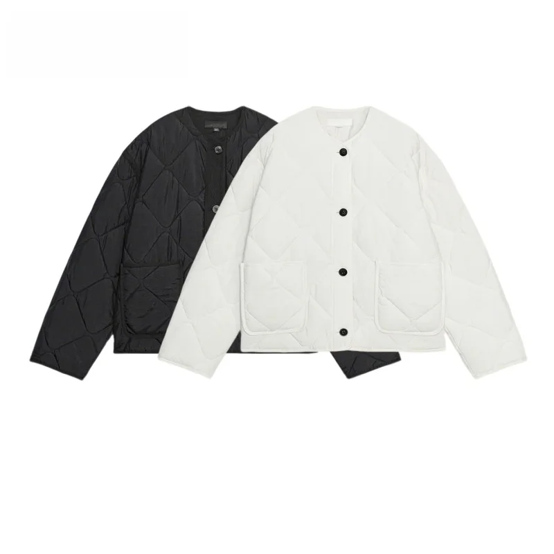 mat round Ne Long Sve Single Button Waterproof Cotton Jaet Outerwear for Women Autumn 2025 Straight Cut Commute...
mat round Ne Long Sve Single Button Waterproof Cotton Jaet Outerwear for Women Autumn 2025 Straight Cut Commute...