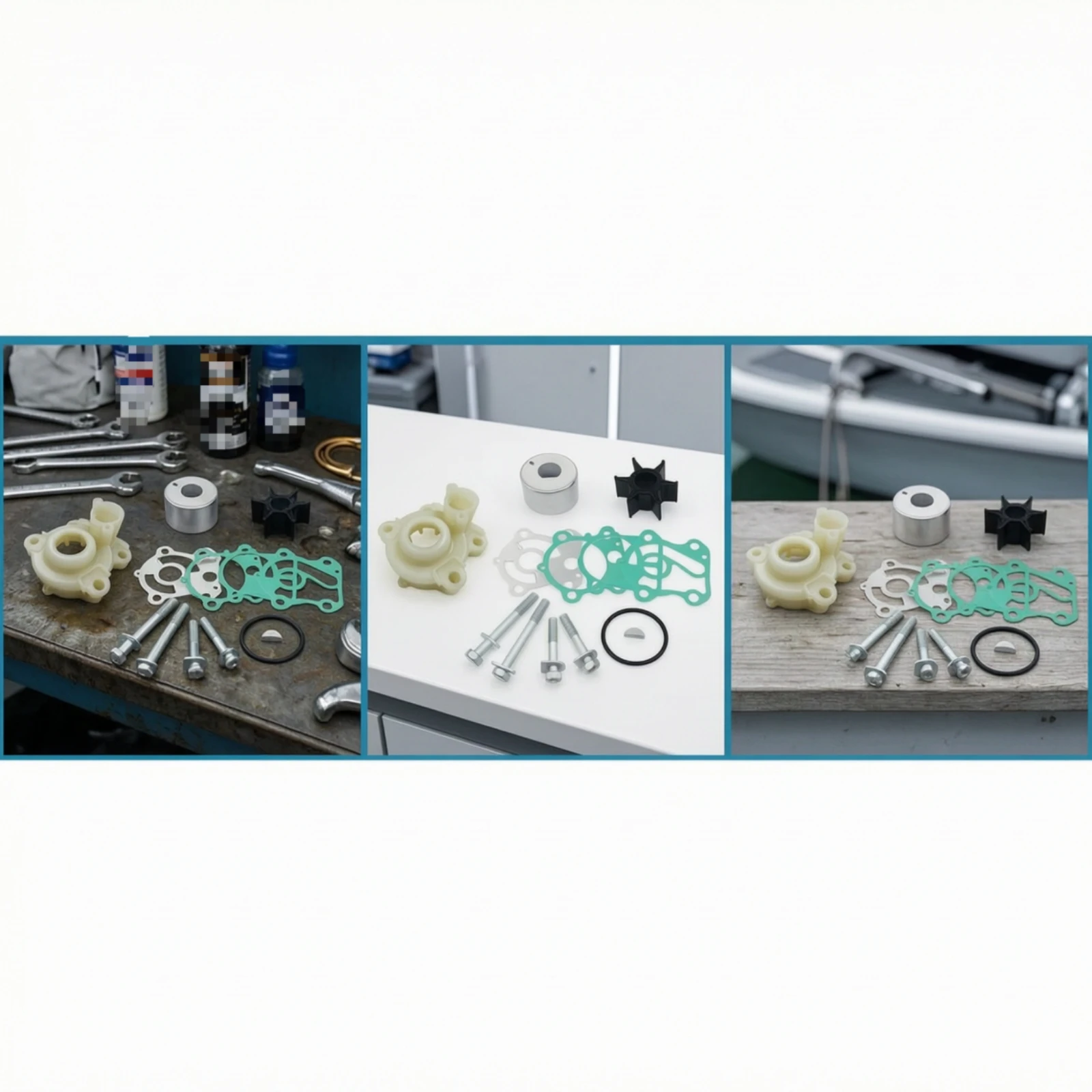 Impeller Repair Kit Replacement Cooling Pump Impeller Kit Neoprene Multi-Piece for Boat Owners
Impeller Repair Kit Replacement Cooling Pump Impeller Kit Neoprene Multi-Piece for Boat Owners