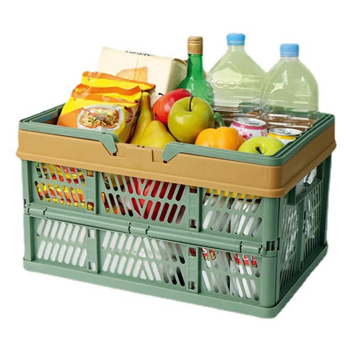 A08I Japanese Style Foldable Picnic Basket - Large Spring Outing Tote for Shopping & Vegetables Green
A08I Japanese Style Foldable Picnic Basket - Large Spring Outing Tote for Shopping & Vegetables Green