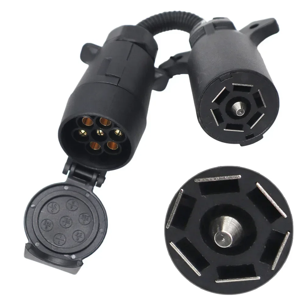 CarHome 7-лезвийный разъем для автофургона на 7-контактный разъем для прицепа Адаптер для буксировочной вилки для фаркопа Прочный водонепроницаемый адаптер для вилок для автофургона Защищает Acc
CarHome 7-лезвийный разъем для автофургона на 7-контактный разъем для прицепа Адаптер для буксировочной вилки для фаркопа Прочный водонепроницаемый адаптер для вилок для автофургона Защищает Acc