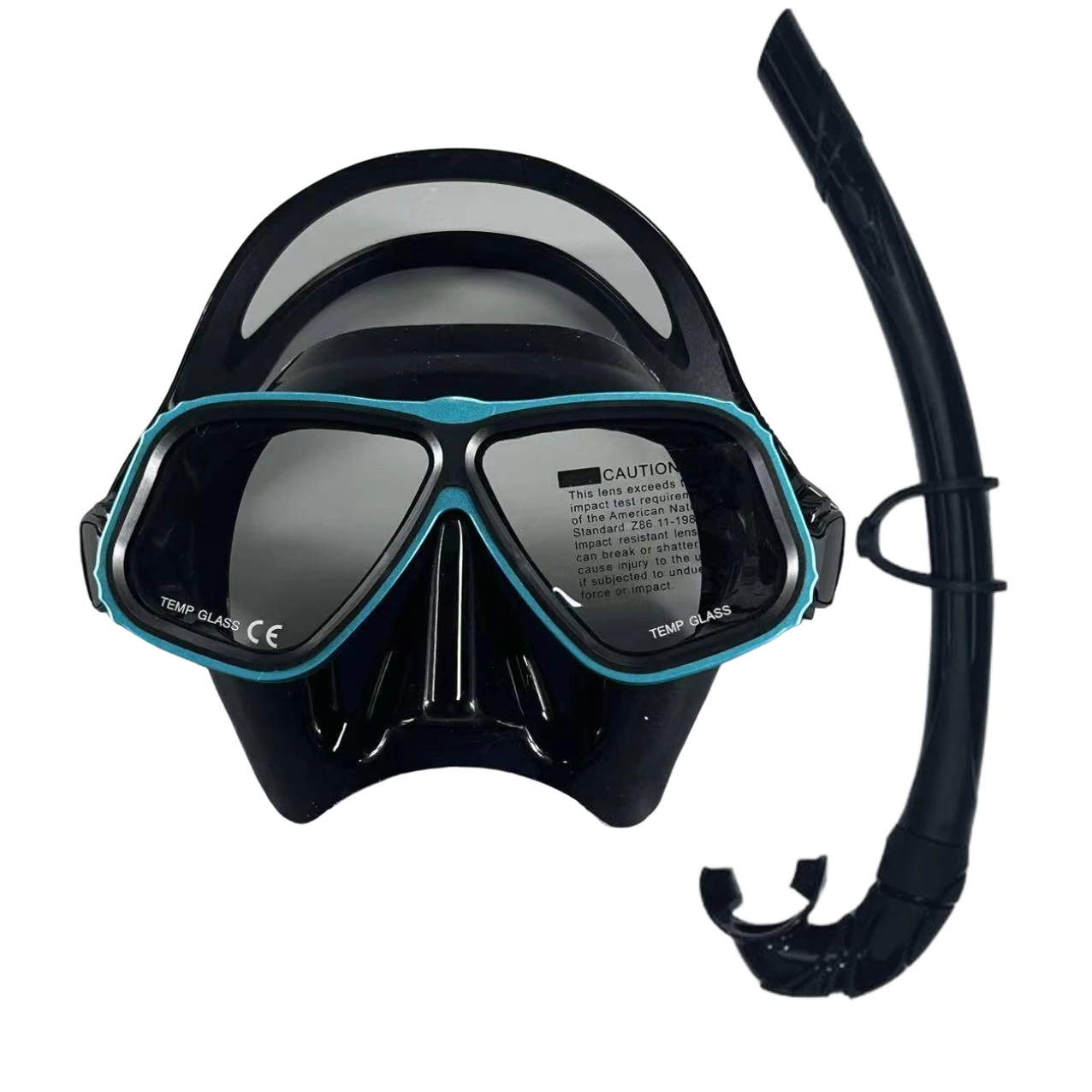 An aluminum frame similar to the Apollo freediving mask, along with snorkel goggles and a wet breathing tube
An aluminum frame similar to the Apollo freediving mask, along with snorkel goggles and a wet breathing tube