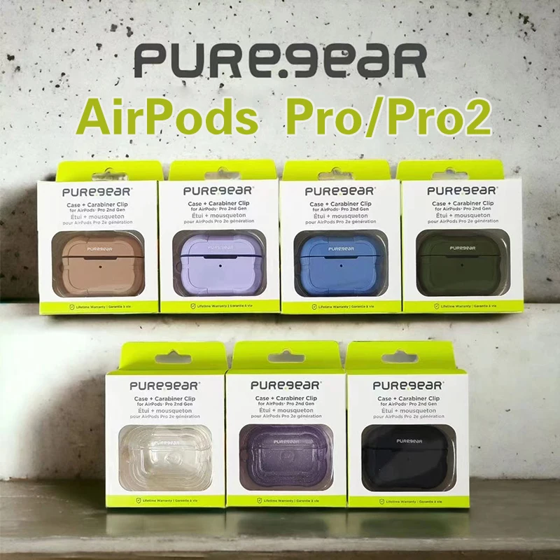 PureGear Case for AirPods Pro 2 Air Armor Clear Hard Case Shockproof AirPods Pro 2 Transparent Protection
PureGear Case for AirPods Pro 2 Air Armor Clear Hard Case Shockproof AirPods Pro 2 Transparent Protection