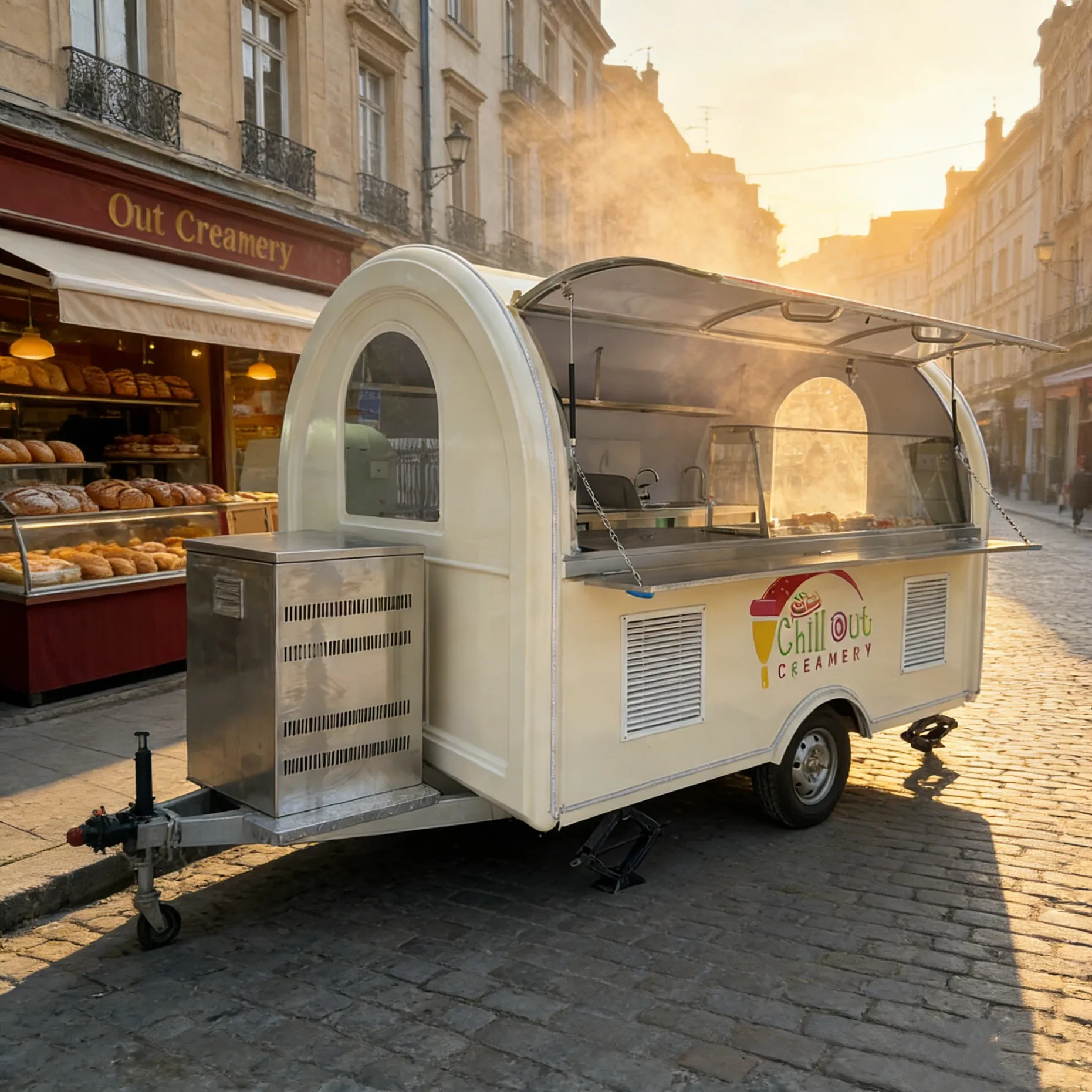 Custom Concession Bubble Tea Trailer with Coffee Juice Equipment CE Certificate Mobile Fast Food Coffee Drink Food Trailer
Custom Concession Bubble Tea Trailer with Coffee Juice Equipment CE Certificate Mobile Fast Food Coffee Drink Food Trailer