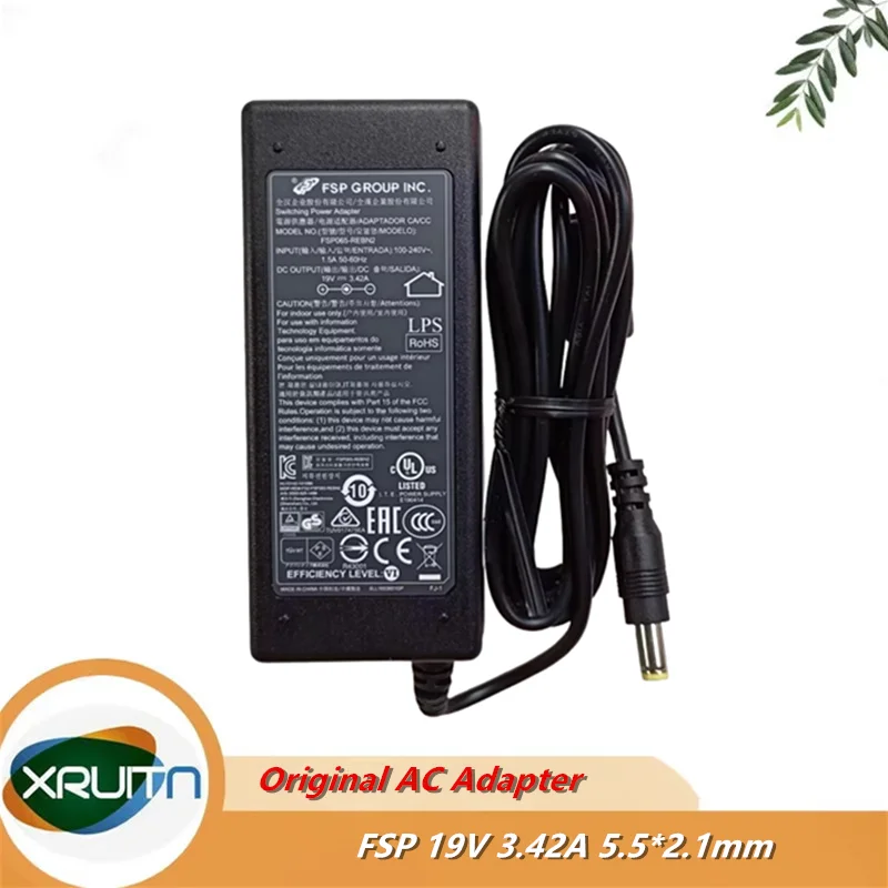 Genuine FSP FSP065-REBN2 AC Adapter 65W 19V 3.42A 5.5*2.1mm Switching Powe Supply Charger
Genuine FSP FSP065-REBN2 AC Adapter 65W 19V 3.42A 5.5*2.1mm Switching Powe Supply Charger