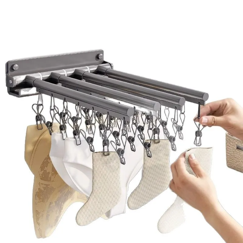 Hangers, socks clips, baby hanging shelves, household balconies, no punching, folding drying racks
Hangers, socks clips, baby hanging shelves, household balconies, no punching, folding drying racks