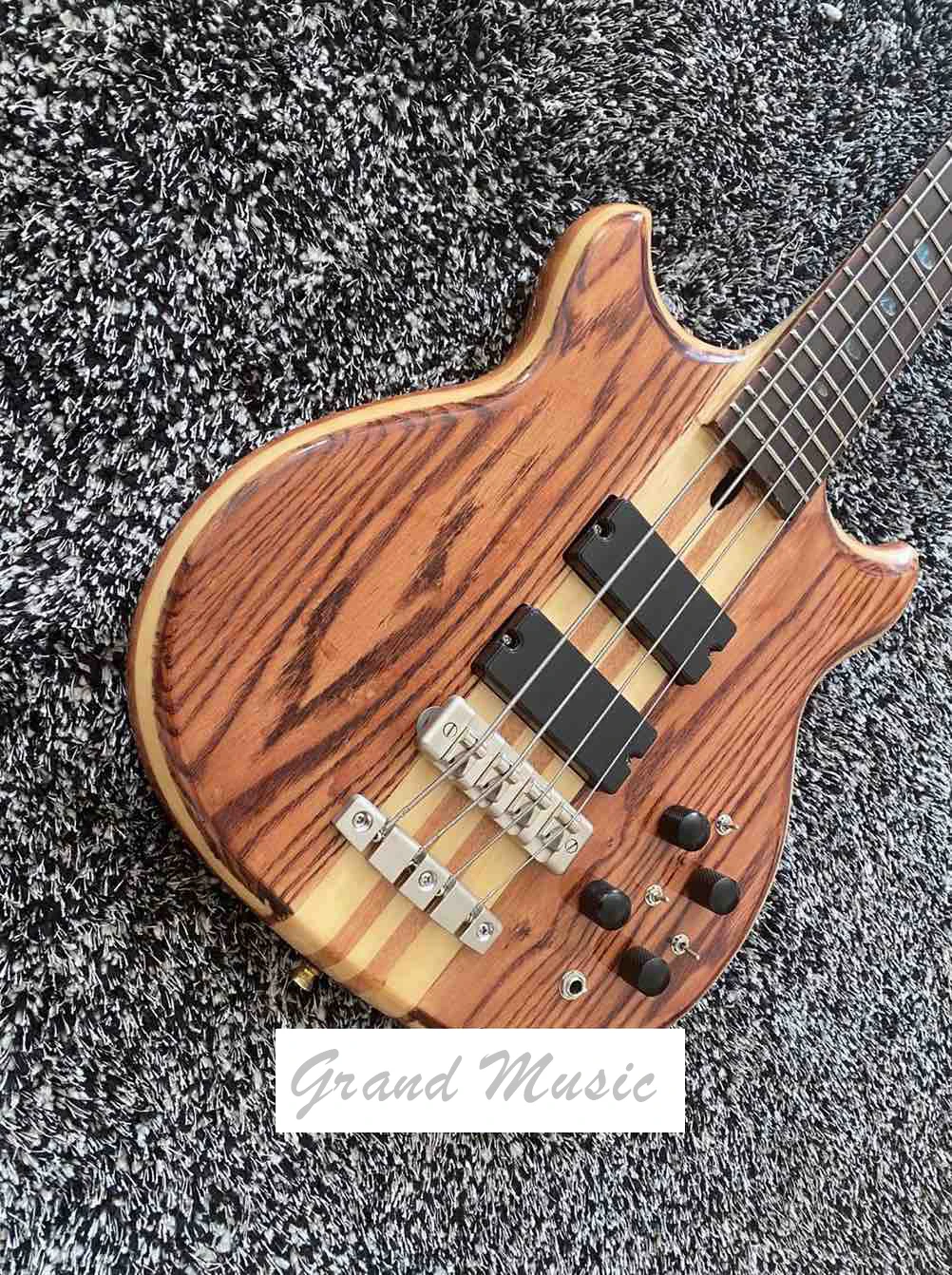 Custom SC Brown 4 Strings Neck Through Body Electric Bass Guitar
Custom SC Brown 4 Strings Neck Through Body Electric Bass Guitar