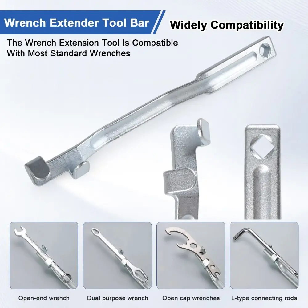 Extra-Long Universal Spanner Extender Torque Adaptor Multi Use Wrench Extender Tool Universal Steel Spanner Extension Bar
Extra-Long Universal Spanner Extender Torque Adaptor Multi Use Wrench Extender Tool Universal Steel Spanner Extension Bar