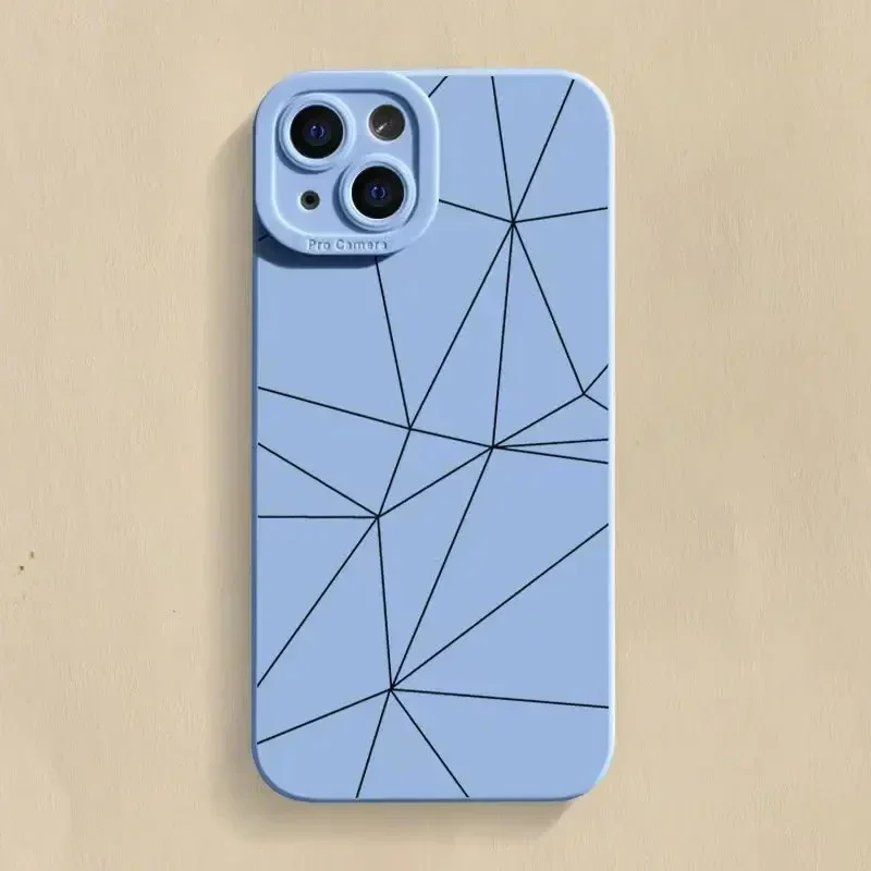 Simple Lines Pattern Silicone Phone Case For iPhone 15 14 13 12 11 Pro Max Protect Lens Soft Back Cover
Simple Lines Pattern Silicone Phone Case For iPhone 15 14 13 12 11 Pro Max Protect Lens Soft Back Cover