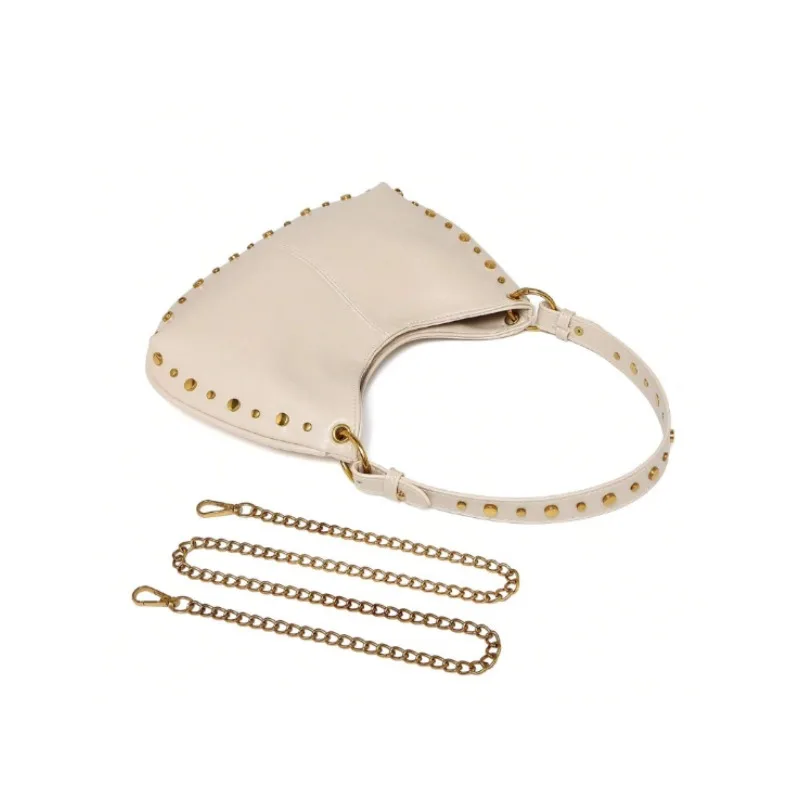 Регулируемая седельная сумка через плечо на одно плечо с заклепками в стиле панк для женщин
Регулируемая седельная сумка через плечо на одно плечо с заклепками в стиле панк для женщин