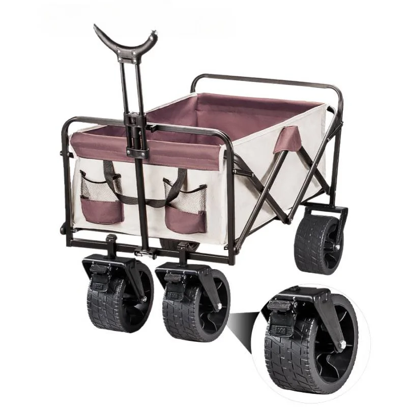 Strongly Reinforced Super-large Outdoor Trolley, Folding Handcart, Camp Vehicle, Portable Picnic Vehicle
Strongly Reinforced Super-large Outdoor Trolley, Folding Handcart, Camp Vehicle, Portable Picnic Vehicle