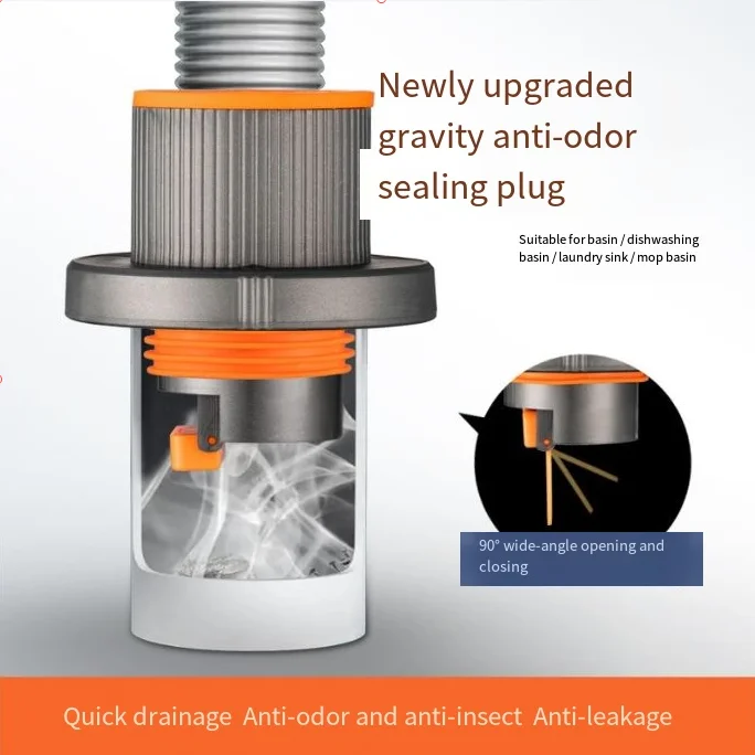 Соединитель сливной трубы для кухонной трубы, раковина, канализация, защита от запаха, соединение для очистки воды, передний фильтр, разъем для слива пола в ванной комнате
Соединитель сливной трубы для кухонной трубы, раковина, канализация, защита от запаха, соединение для очистки воды, передний фильтр, разъем для слива пола в ванной комнате