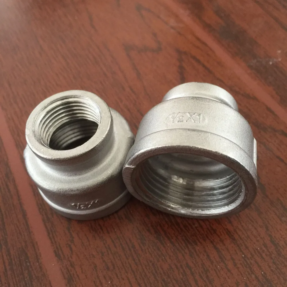 2pcs Nipple 1" x 1/2" Female Stainless Steel 304 Threaded Reducer Pipe Fitting BSP
2pcs Nipple 1" x 1/2" Female Stainless Steel 304 Threaded Reducer Pipe Fitting BSP
