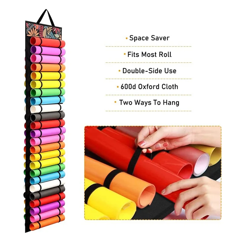 PA-Vinyl Roll Holder with 48 Compartments Vinyl Storage Organizer Craft Vinyl Storage Rack for Home Craft Room Door,
PA-Vinyl Roll Holder with 48 Compartments Vinyl Storage Organizer Craft Vinyl Storage Rack for Home Craft Room Door,