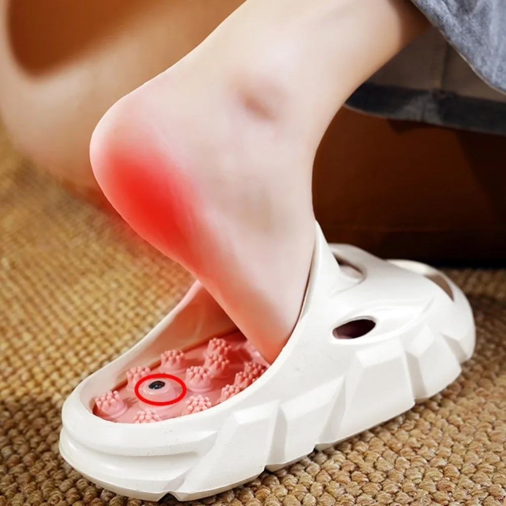 Shoes Non-Slip Foot Massage Slippers Feet Care Hollow Out Acupressure Massage Slippers EVA Unisex Slides Summer
Shoes Non-Slip Foot Massage Slippers Feet Care Hollow Out Acupressure Massage Slippers EVA Unisex Slides Summer