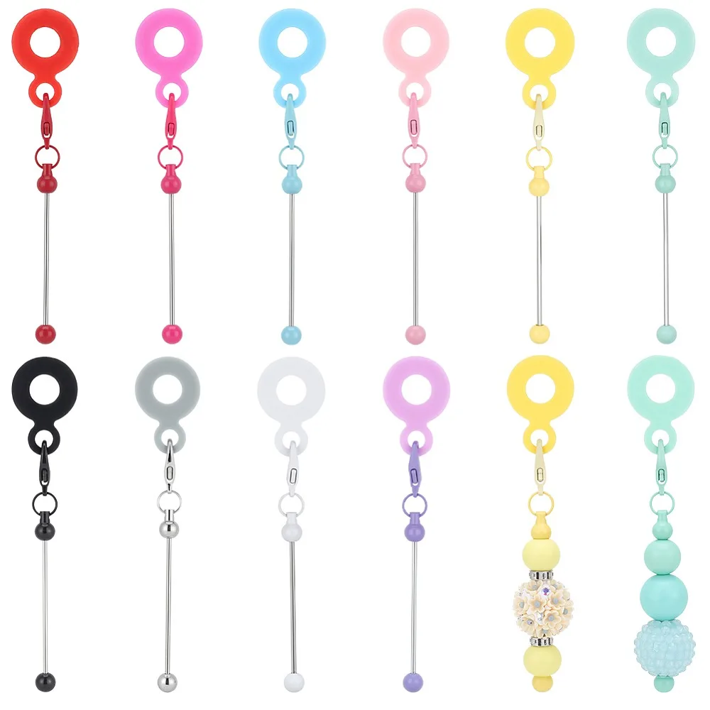 10Pcs 10 Colors Straw Cover Handle Charms Beadable Iron Bar for Cup Accessories Mixed Color 108x22x5mm 1pc/color
10Pcs 10 Colors Straw Cover Handle Charms Beadable Iron Bar for Cup Accessories Mixed Color 108x22x5mm 1pc/color